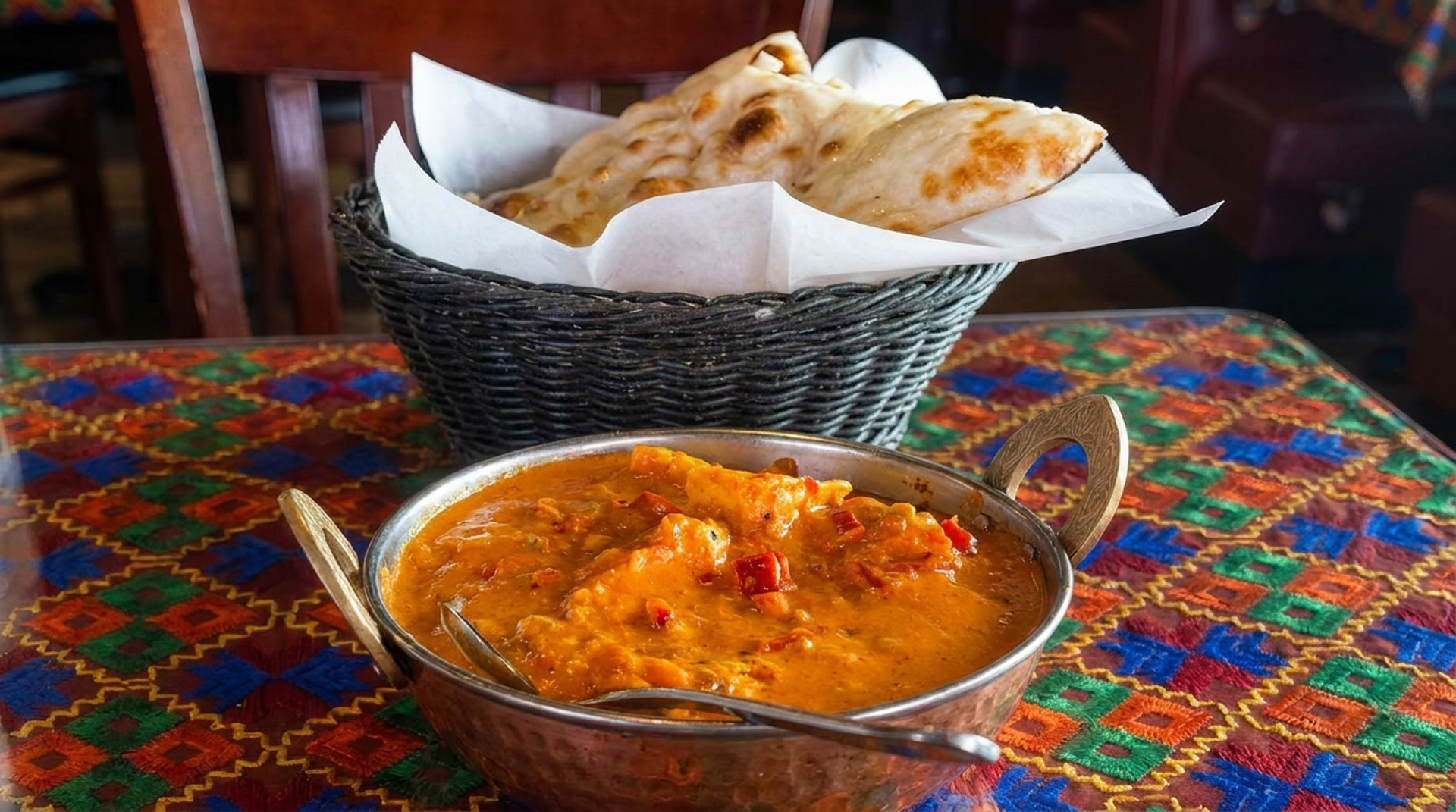 Curries and naan
